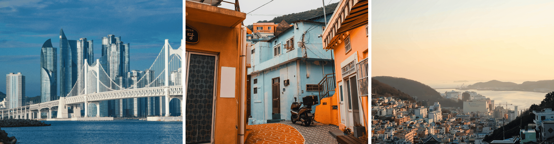 STC Day 6 City skyline, colorful houses, sunset